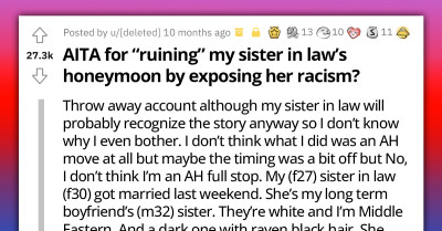 Middle Eastern Woman Finds Out Her Boyfriend's Family Is Racist After Her Sister-In-Law Asked The Photographer To Crop Her Out Of Pictures Because She's Too Dark-Skinned