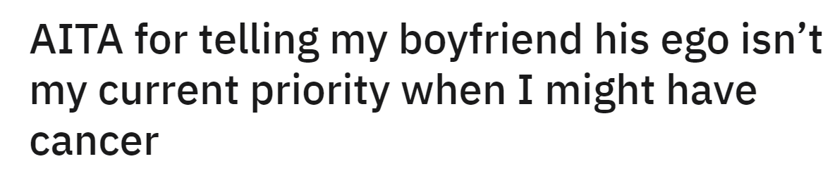 Here is the OP's dilemma: