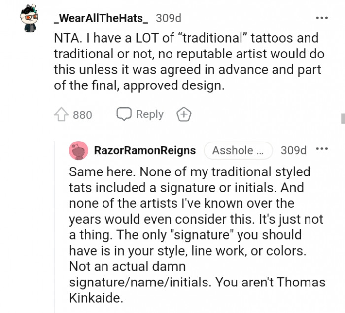 It was agreed in advance