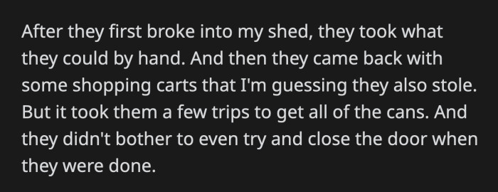 OP gave the cops all the evidence he had, including a photo sent by his nephew of himself drinking out of a can while flipping OP off