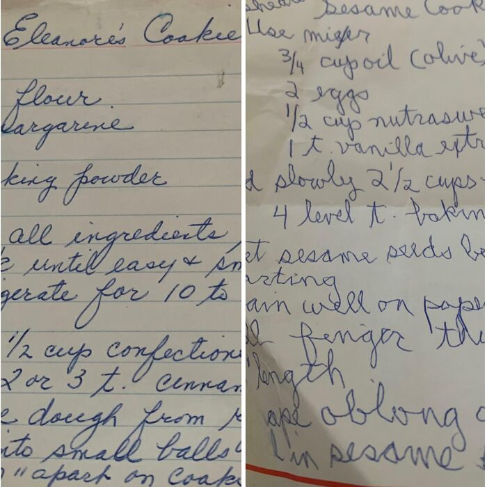 "My Mom’s Handwriting Before And After Her Stroke"