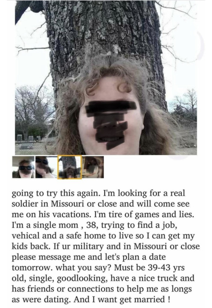 Missouri Military Man Needed