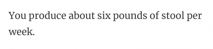 23. That's a lot of sh*t.