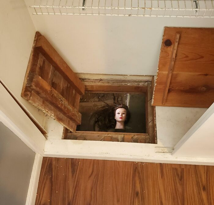 'Moving Out Of House. Left Something In The Crawlspace For When The New Residents Start To Snoop'