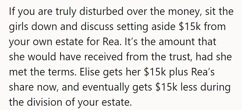 Why stir the pot when they can spice things up with a side of inheritance negotiation?