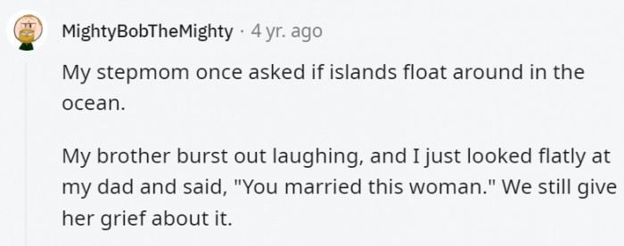 20. The dad must have had an existential crisis about what he's done in life