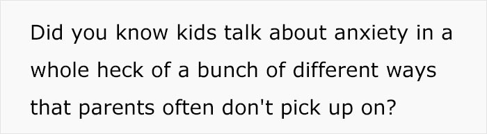 Kids talk about anxiety