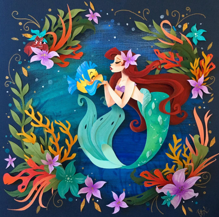 Ariel & Flounder