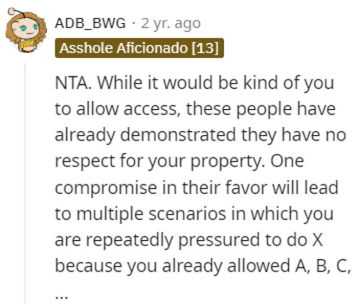 Don't Give Them an Inch