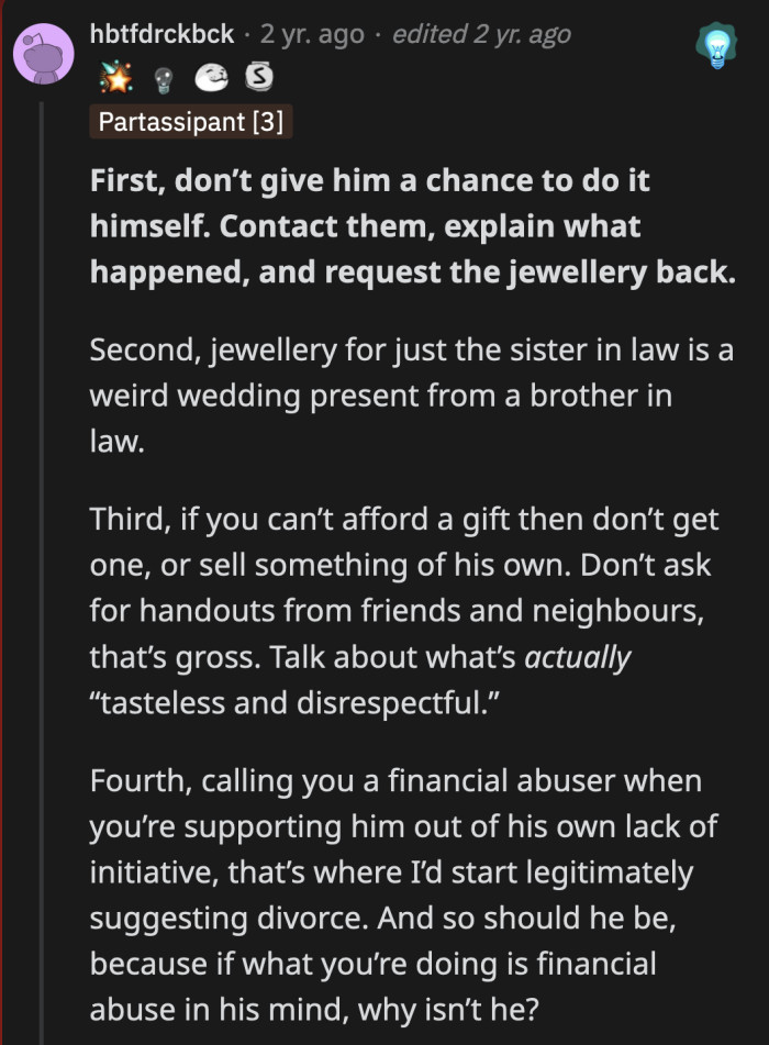 This Theft Should at Least Wake OP Up from the Nightmare She's Been Enduring for Almost a Decade