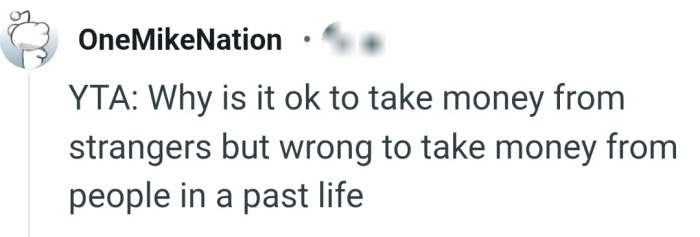 This Redditor just had to ask and here it goes...