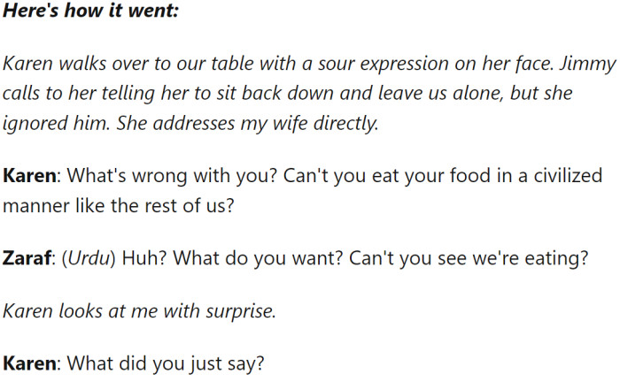 Here is how it went: