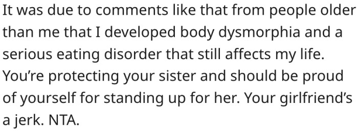 16. Victims of body shaming can develop severe disorders.