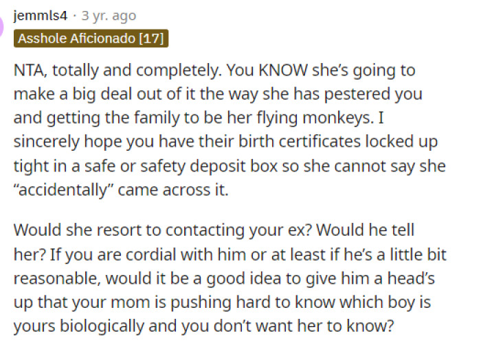 This is definitely something that OP can look into, and people were pretty adamant about giving her advice.