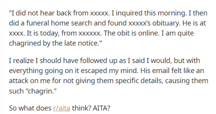 They explained what the colleague put in his email and why it bothered OP as they took it as an attack.