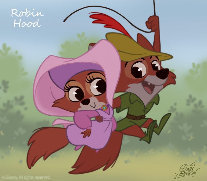 7. The Chibi Style Version of Robin Hood