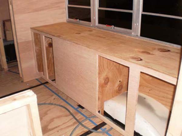 Parts of the kitchen.