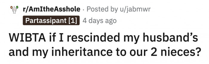 OP's sister-in-law says she's not proud of their jokes, but she does nothing to stop it. She acted like it was an odd quirk and rolled her eyes the whole time she was telling the story.