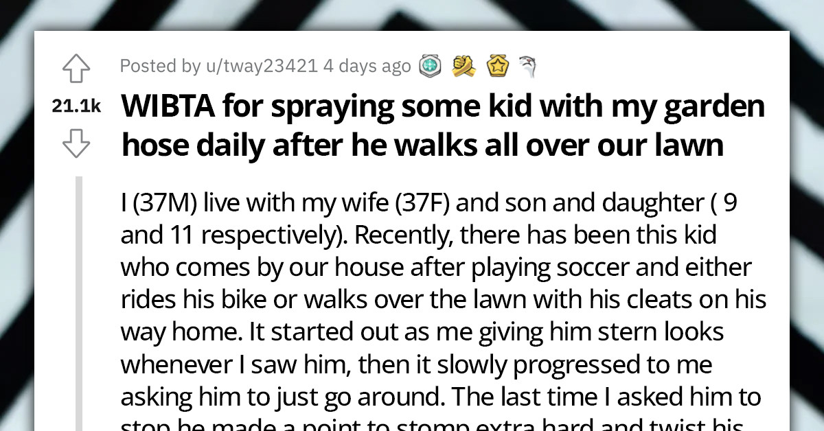 Man Hoses Kid To Keep Him Off His Lawn, It Turns Into Daily Routine And A Wholesome Friendship