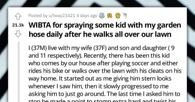 Man Hoses Kid To Keep Him Off His Lawn, It Turns Into Daily Routine And A Wholesome Friendship