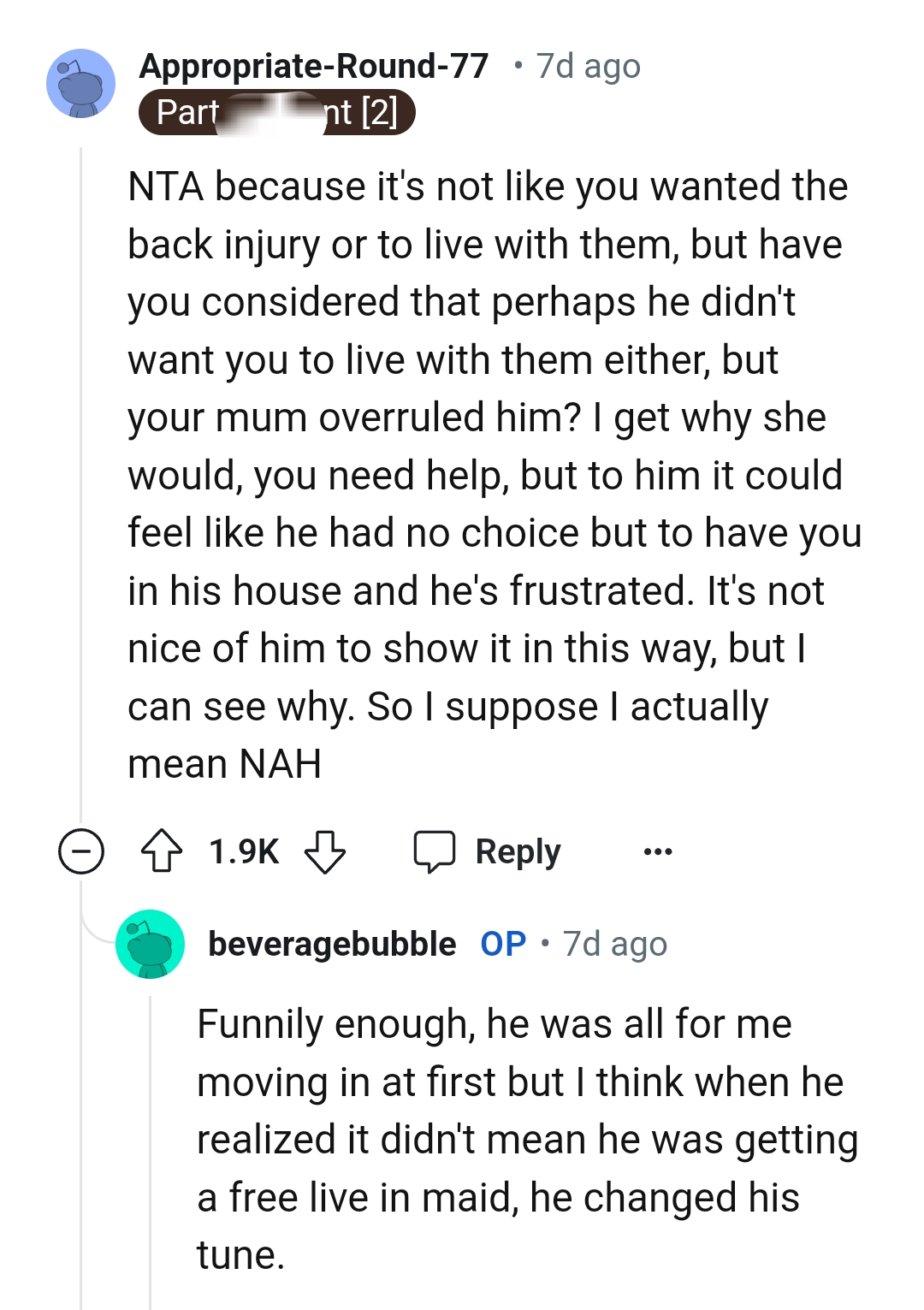 And the comments roll in...