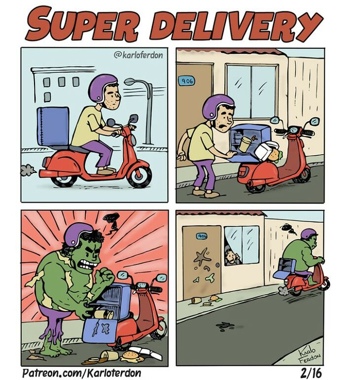 16. Hulk delivery