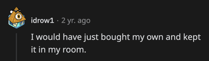 If the household chipped in to buy a big jar of honey, it's understandable why the roommate's behavior was so annoying