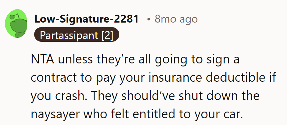 Next time, it's 'Sign here for VIP insurance' or 'Walk, buddy!'