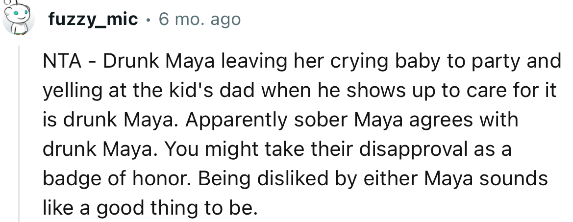 Imagine neglecting a child, then getting upset when help comes