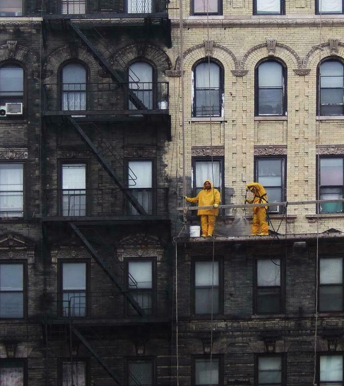 "Before And After Power-Washing. New York Used To Be A Much Dirtier City Back When The Northeast Ran On Coal Plants"