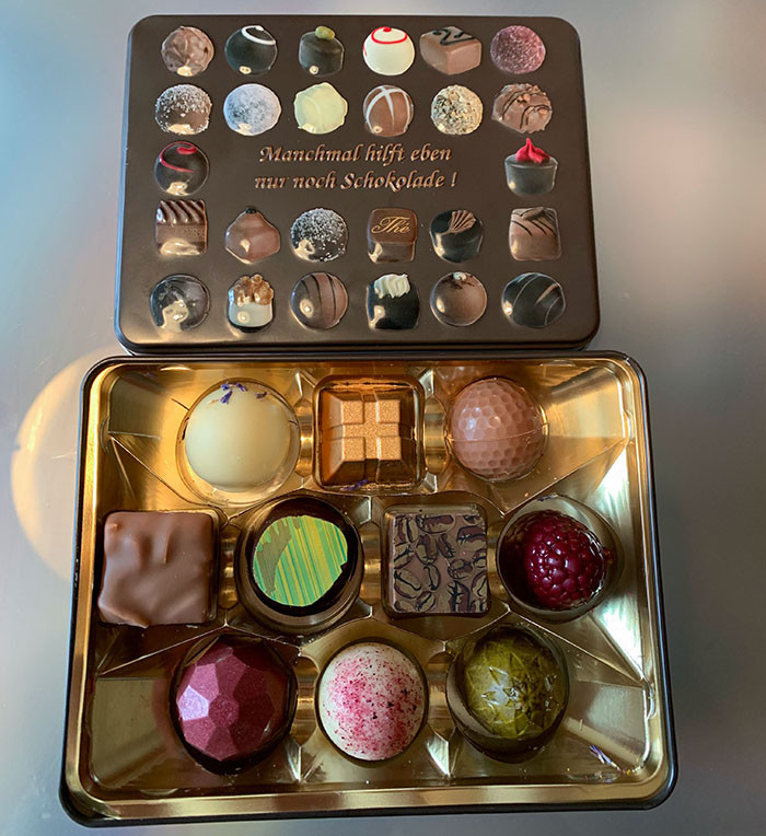 38. You expect the varieties you see on the lid, but you get none of them.