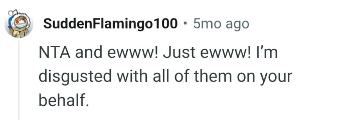 This Redditor is disgusted