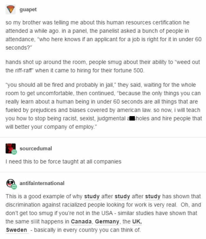 16. The lesson here is that you can't really know someone in just 60 seconds.