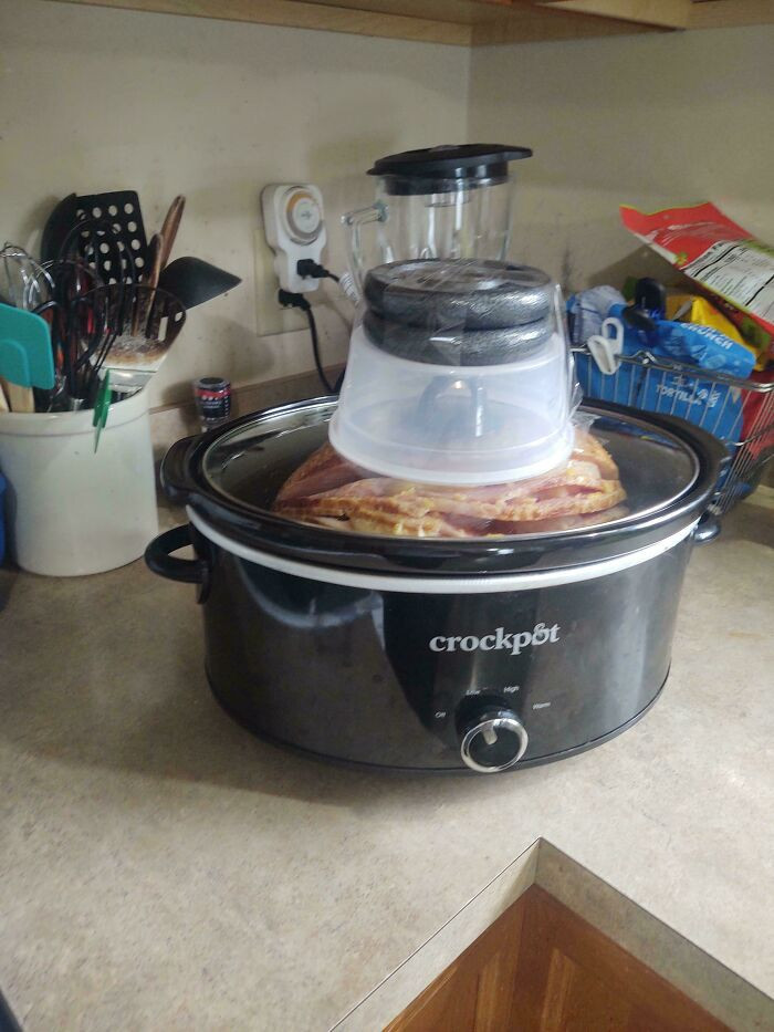 "When The Ham Doesn't Fit In The Crockpot"