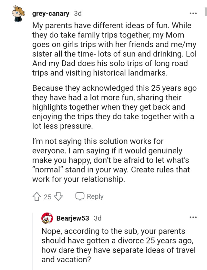 This Redditor isn't saying their solution works for everyone