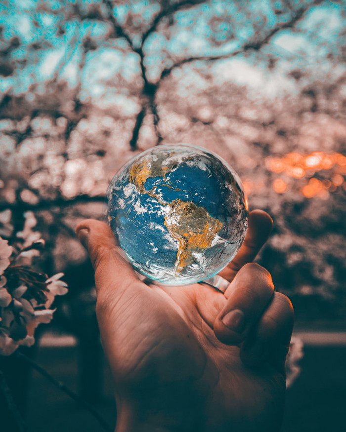 4. The world is in your hands, so treat it with care