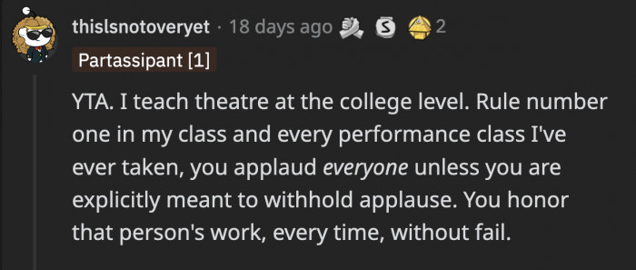 As a theatre teacher at the college level, honoring a person’s work is really important