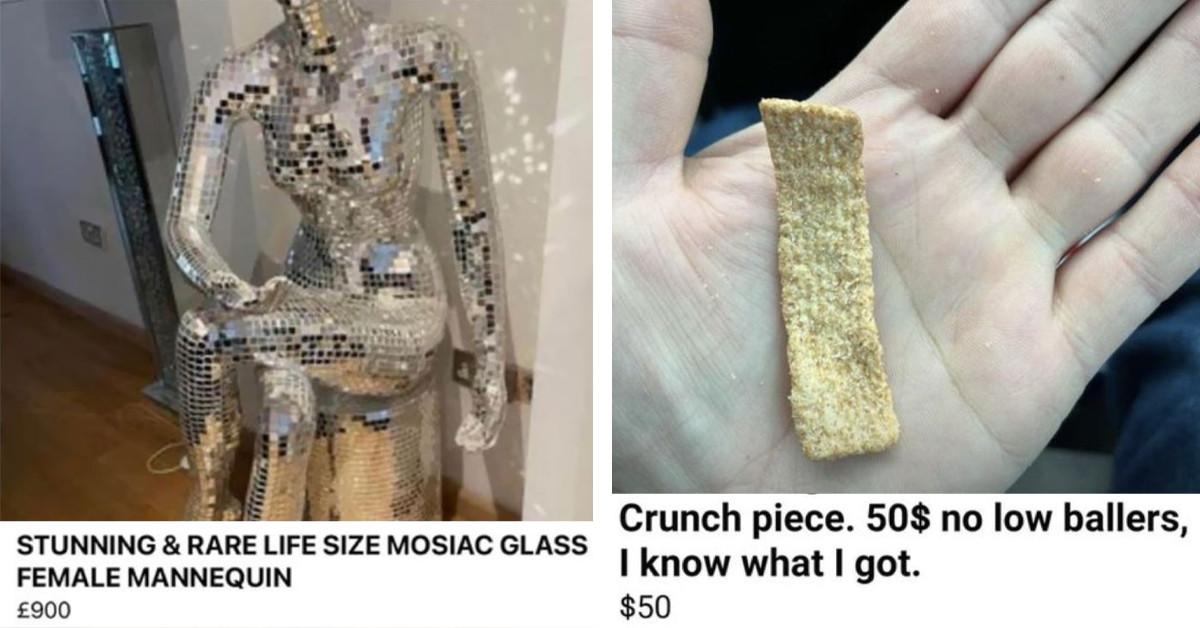 40 Weird And Hilarious Times A Facebook Page Shamed Items Being Sold Online And In Reality