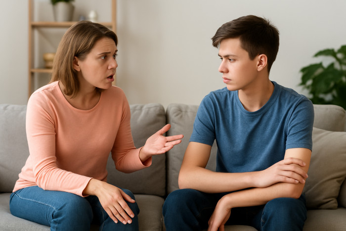 Her quick refusal — and apparent shock at the question — set the tone for the uncomfortable exchange that followed.