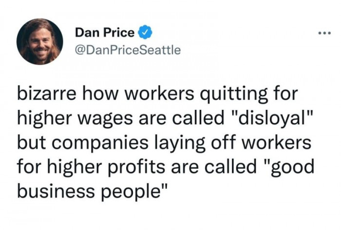 5. “Funny how the language changes between people and businesses.”