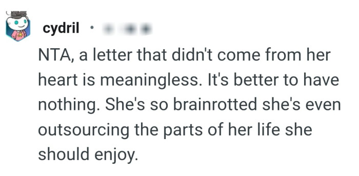 It's better to have nothing