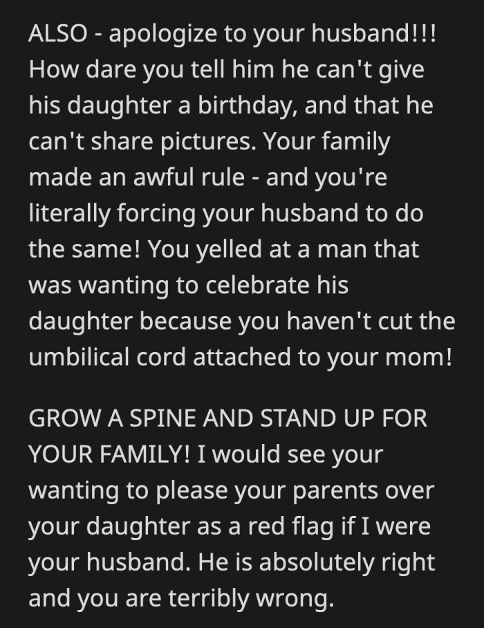 Why is OP more concerned about protecting the feelings of adults instead of making sure her baby reaches milestones other children experience?