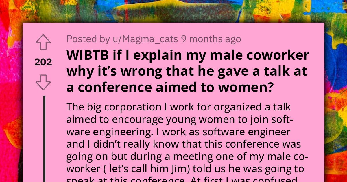 Female Employee Upset Over Male Colleague's Selection For Women's Empowerment Conference