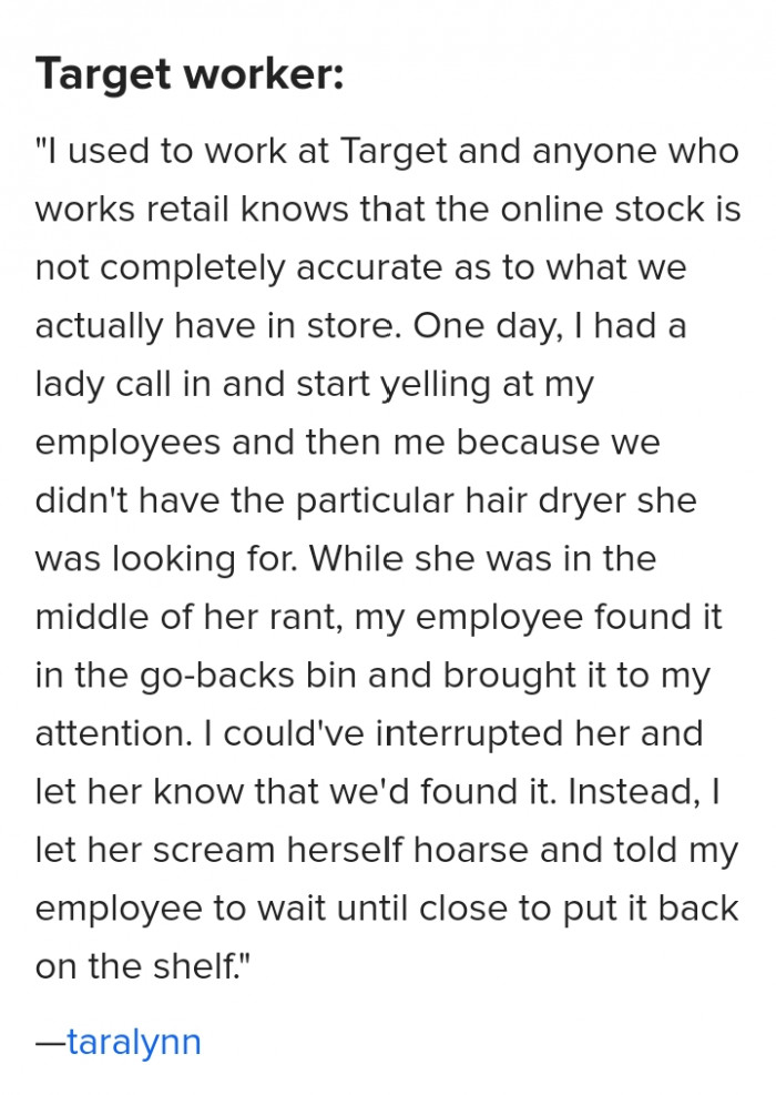 6. Good luck finding the hair dryer.