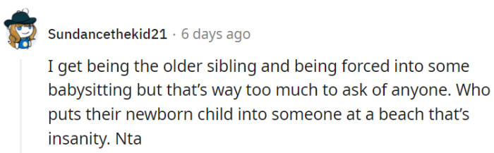 Plan your own beach day, OP.