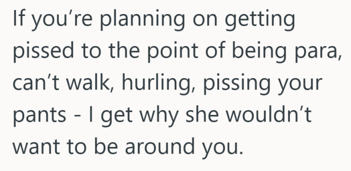 There’s a big difference between a fun night and one people have to deal with.