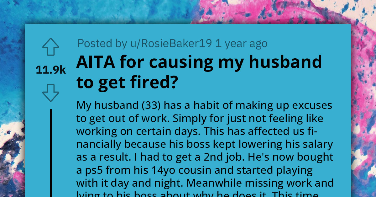 Furious Wife Gets Her Husband Fired As She Is Fed Up Working Two Jobs While He Misses His To Play Video Games