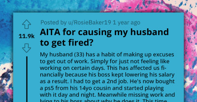 Furious Wife Gets Her Husband Fired As She Is Fed Up Working Two Jobs While He Misses His To Play Video Games