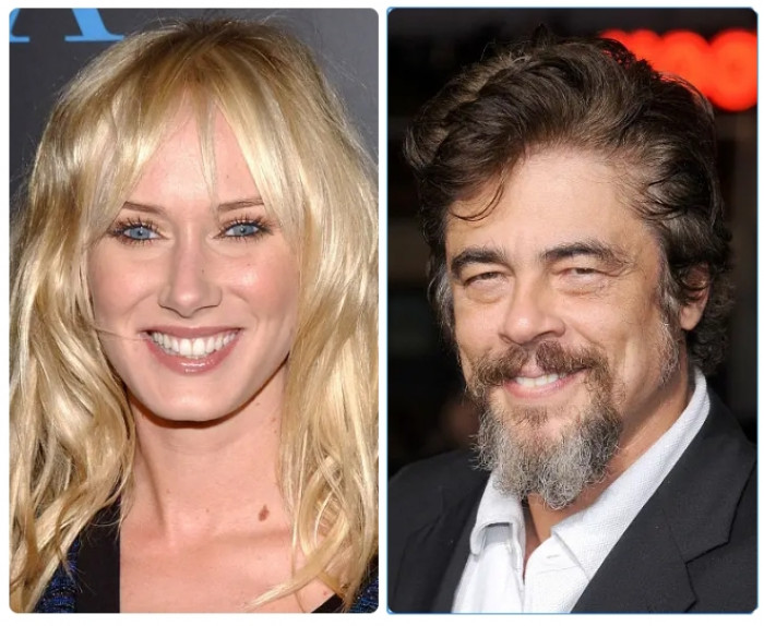 4. Kimberly Stewart and Benicio Del Toro were once an item