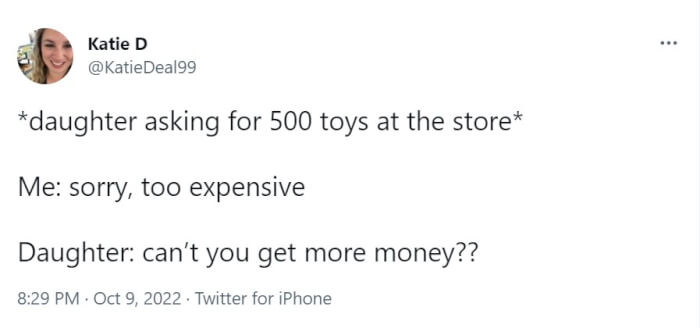 19. Sorry, too expensive